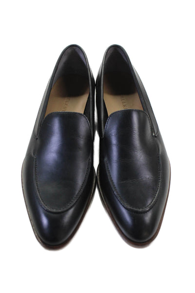Everlane Womens Leather Slide On Casual Loafers Black Size 8