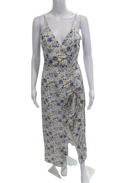 En Saison Womens Maxi Dress Multicolor V-Neck Sleeveless Polyester Zip Size XS