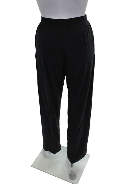 Skims Womens Pull On Pajama Pants Black Cotton Blend Size Extra Small