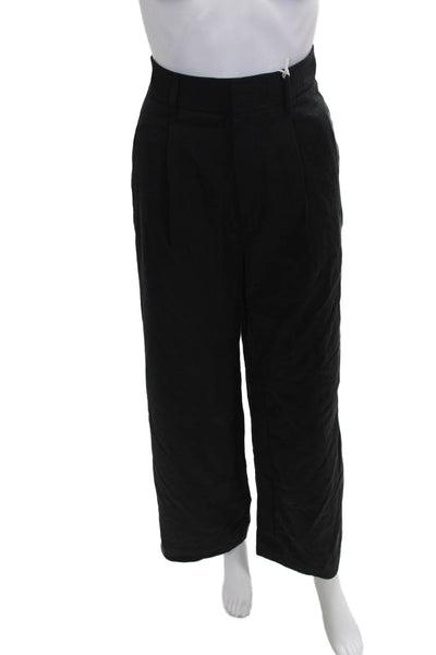 Everlane Womens Ankle Pants Black Lyocell Petite Size 4