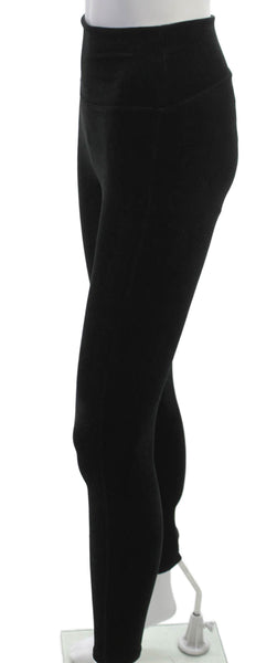 SPANX® Women Ankle Leggings Black Polyester Solid Size S