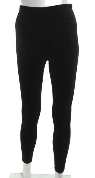 SPANX® Women Ankle Leggings Black Polyester Solid Size S