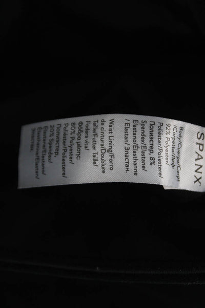 SPANX® Women Ankle Leggings Black Polyester Solid Size S