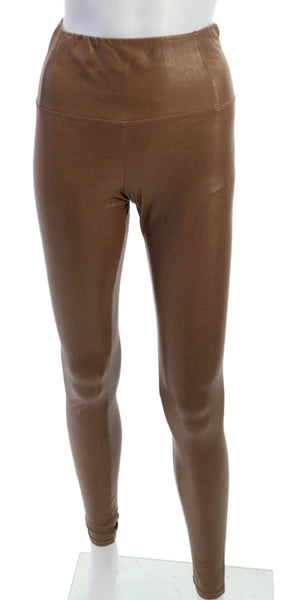 Wilfred Free Women Ankle Leggings Brown Polyurethane Size XS