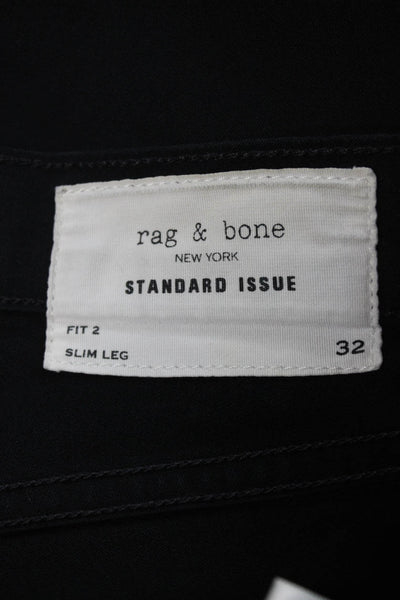 Rag & Bone Mens Slim Black Jeans Size 32
