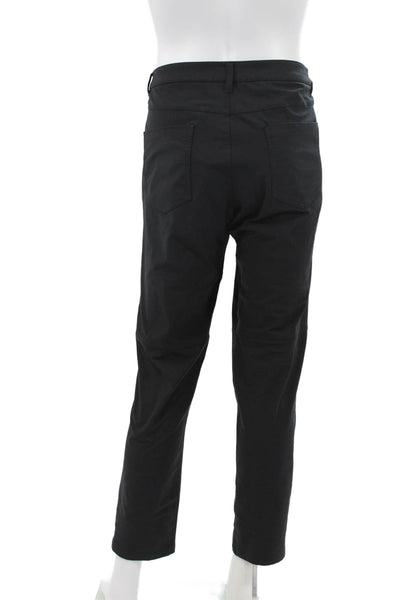 Lululemon Mens Black Pants Button Elastamultiester Inseam 30 Size 36