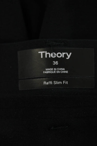 Theory Mens Dress Pants Blue Cotton Size 36