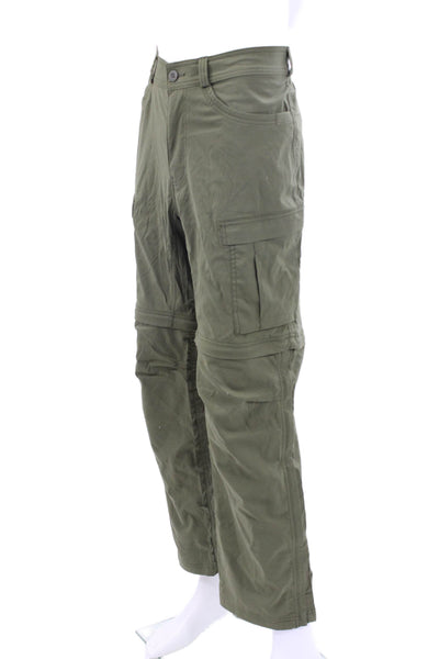 Rei Co Op Mens Green Nylon Pants Size 36
