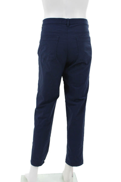 Adidas Mens Khakis Pants Blue Button Polyamide Size 36
