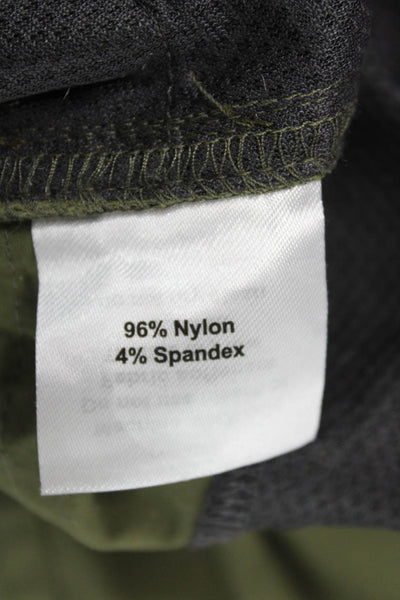 Rei Co Op Mens Cargo Pants Green Nylon Button Size 36