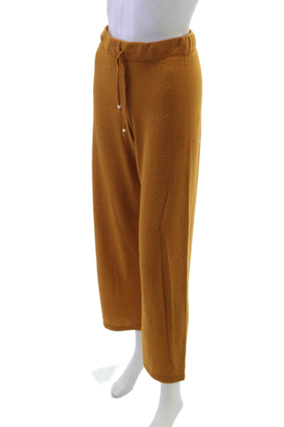 Donni Womens Orange Sweatpants Drawstring Rayon Spandex Size S
