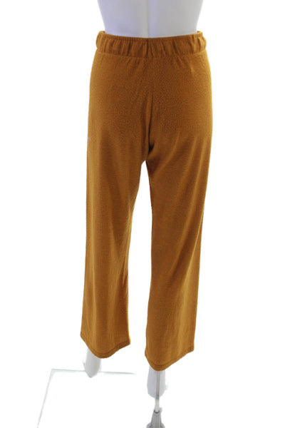 Donni Womens Orange Sweatpants Drawstring Rayon Spandex Size S