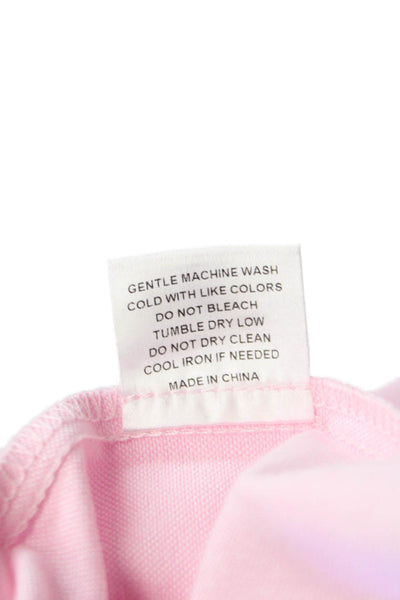 Katie Kime Womens Collared Button-Up Long Sleeve Pink Top Size XS