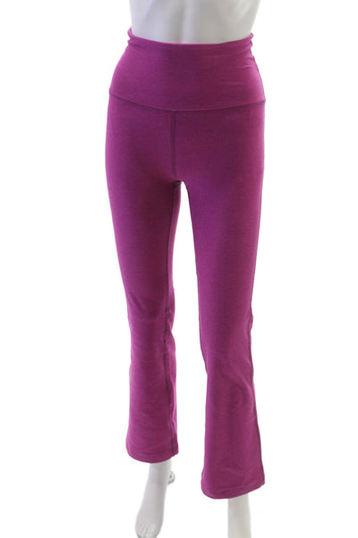 Beyond Yoga Womens Purple Polyester Leggings Petite Size S