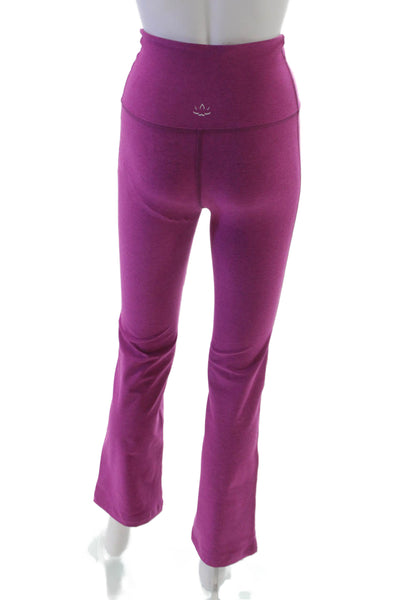 Beyond Yoga Womens Purple Polyester Leggings Petite Size S