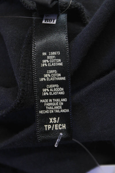 Skims Womens Black Pants Pull On Cotton Stretch Size XS