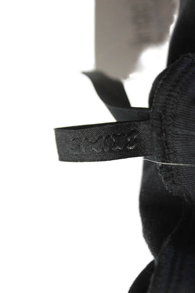 Skims Womens Black Pants Pull On Cotton Stretch Size XS