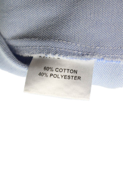 Katie Kime Women Blue Basic Collared Button-Up Long Sleeve Cotton Blend Size XS