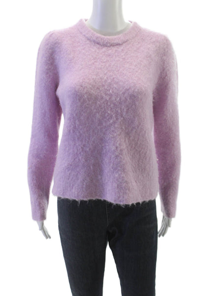 J Crew Womens Pullover Alpaca Crew Neck Sweater Pink Size S