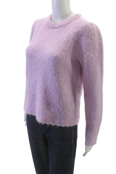 J Crew Womens Pullover Alpaca Crew Neck Sweater Pink Size S