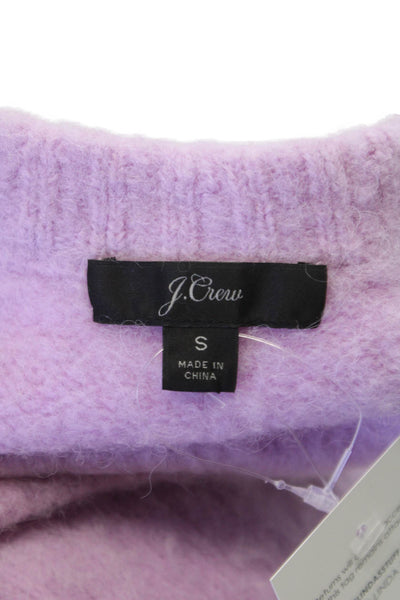 J Crew Womens Pullover Alpaca Crew Neck Sweater Pink Size S