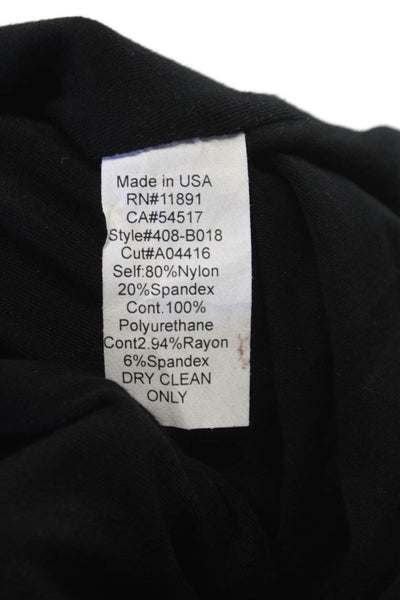 Bailey 44 Women Basic Black Nylon Crew Neck Short Sleeve T-Shirt Size S