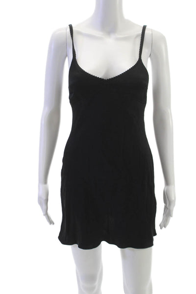 Sunday Best Womens Slip Dress Black Sweetheart Sleeveless Short Size XS