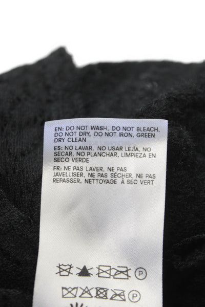 Reformation Womens Tank Black Lace Square Neck Nylon Sleeveless Size XS