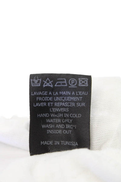 Isabel Marant Etoile Womens Linen White T Shirt Short Sleeve Crew Size XS