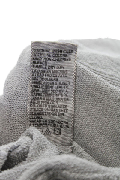 Standard James Perse Women Gray Supima Cotton Pullover Sweatshirt Size 0