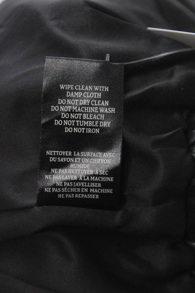 BLANKNYC Women Motorcycle Jacket Black Zip Long Sleeve Size S