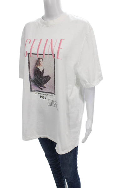 Maje Womens Basic Cotton Crew Neck Short Sleeve T-Shirt White Size 2