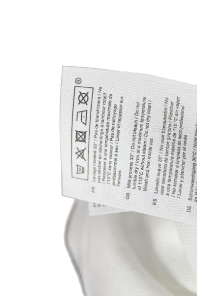 Maje Womens Basic Cotton Crew Neck Short Sleeve T-Shirt White Size 2
