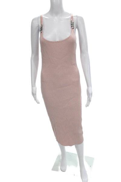 Michael Michael Kors Womens Pink Tank Dress Sleeveless Scoop Neck Size L