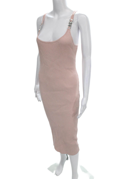 Michael Michael Kors Womens Pink Tank Dress Sleeveless Scoop Neck Size L