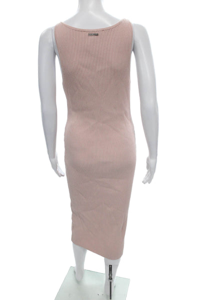 Michael Michael Kors Womens Pink Tank Dress Sleeveless Scoop Neck Size L