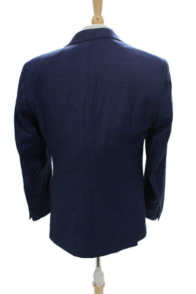 Calvin Klein Mens Blue Wool Blazer Size 42