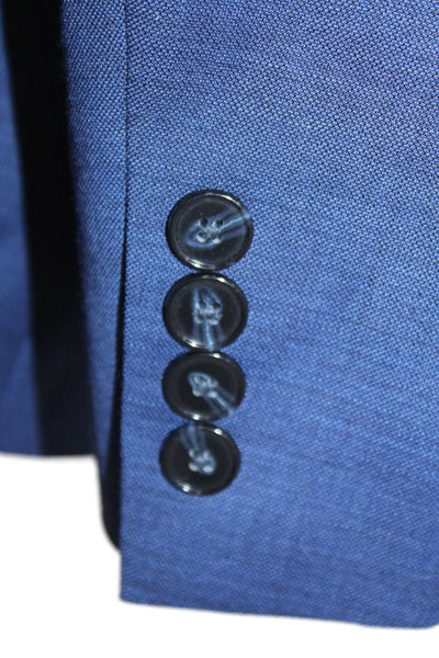 Calvin Klein Mens Blue Wool Blazer Size 42