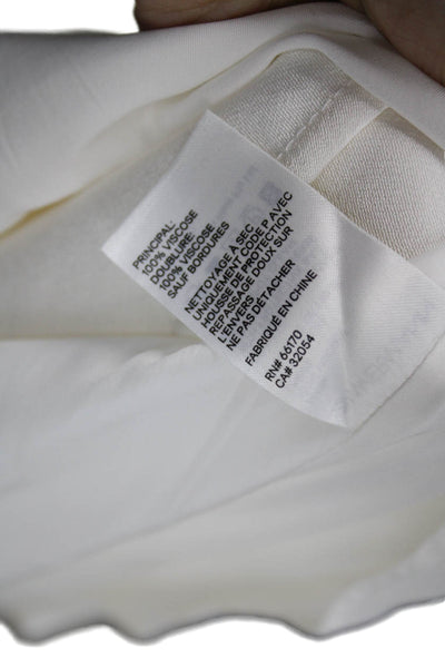 Zimmermann Womens A-Line Dress Ivory Keyhole Short Sleeve Long Viscose Size 1