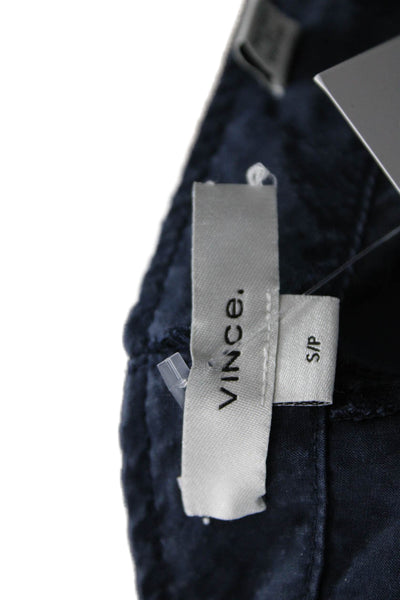 Vince Womens Dress Pants Tencel Lyocell Blue Drawstring Petite Size S