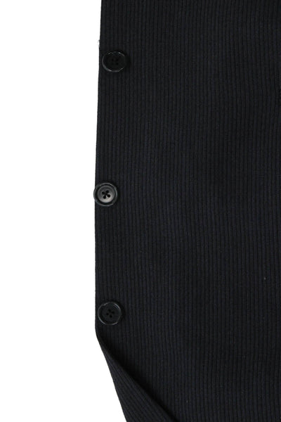Zanetti Mens Striped Wool Blazer Gray Button Size 56