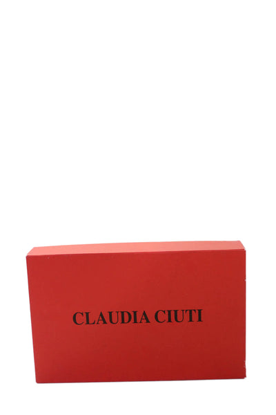 Claudia Ciuti Womens Slingbacks Pumps Strawberry Pearl Red Size 6.5 Medium
