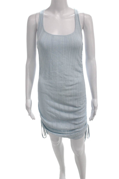For Love & Lemons Womens Blue Tank Dress Knee Length Sleeveless Size L