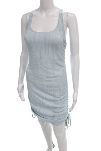 For Love & Lemons Womens Blue Tank Dress Knee Length Sleeveless Size L