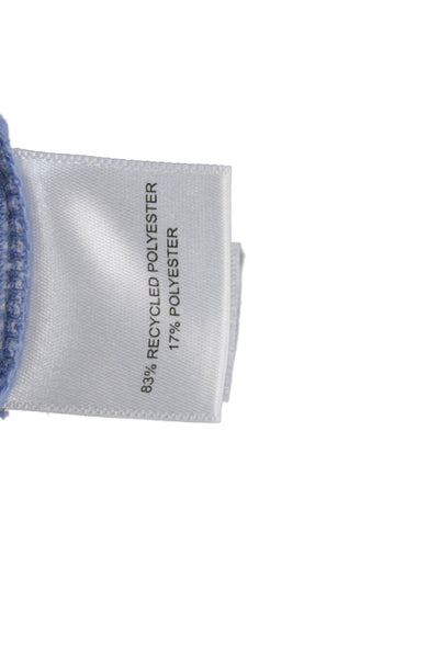 Peter Millar Mens Chino Pants Blue Button Solid Recycled Polyester Size 36