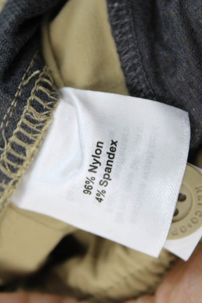 Rei Co Op Mens Cargo Pants Beige Button Inseam 30 Size 36