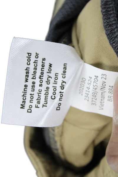 Rei Co Op Mens Cargo Pants Beige Button Inseam 30 Size 36