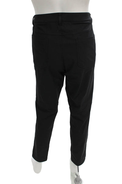 Lululemon Unisex Adults Jogger Pants Nylon Black Button Size 34