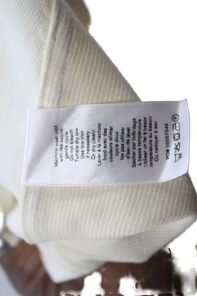 Rag & Bone Mens Cotton Long Sleeve Button Up Shirt Cream Size L