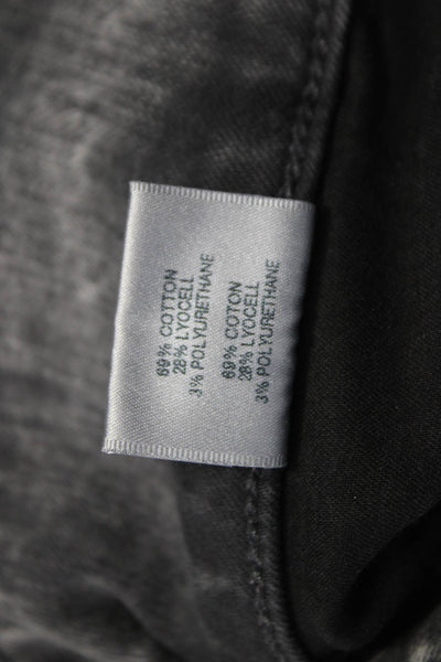 J Brand Womens Skinny Jeans Black High Rise Cotton Size 26